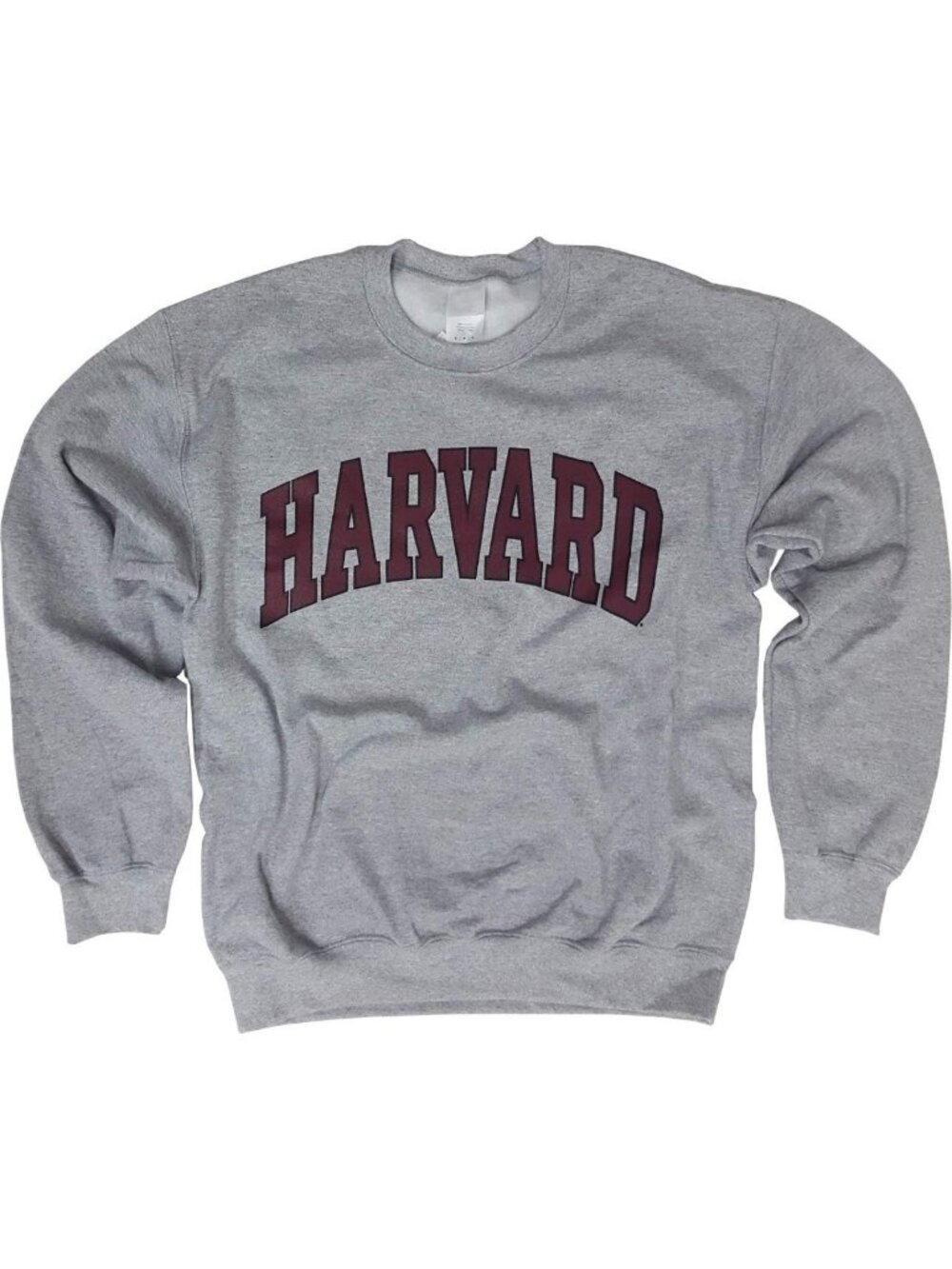 Cozy Arched Block Crewneck Sweatshirt | Unisex Harvard University Style